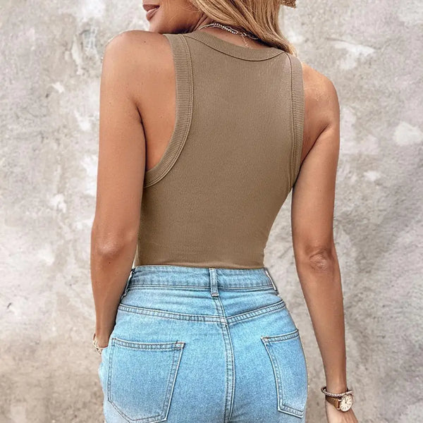Alwanova SculptFit™ Ribbed Tank
