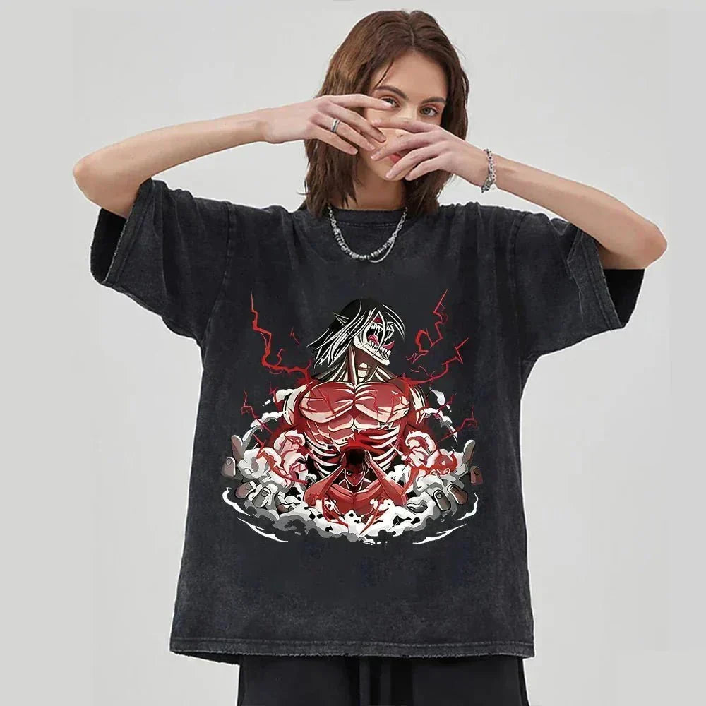 Attack On Titan Vintage T-Shirt - WICHUW LTD