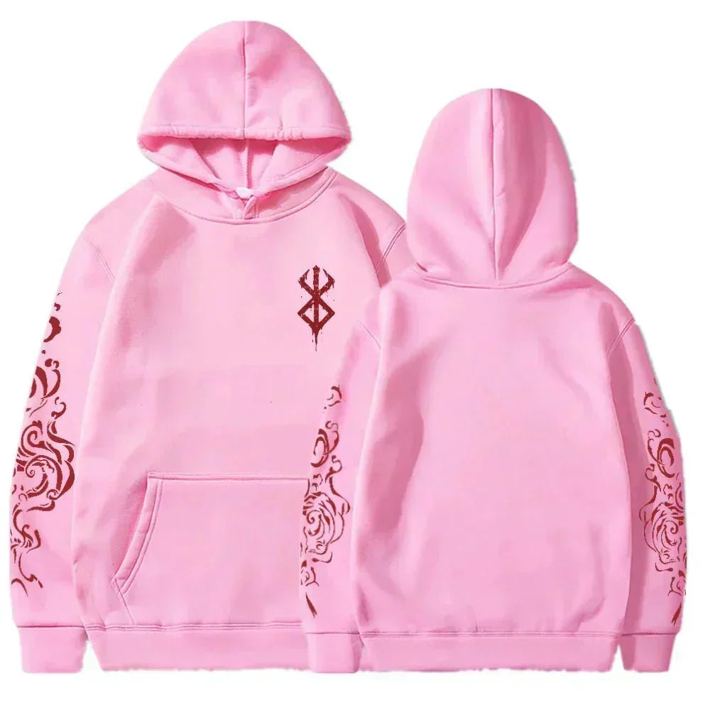 Berserk Acid Print Oversized Hoodie - WICHUW LTD