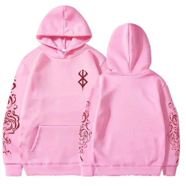 Berserk Acid Print Oversized Hoodie - WICHUW LTD