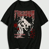 Freedom Portrait Hip Hop T-Shirt - WICHUW LTD